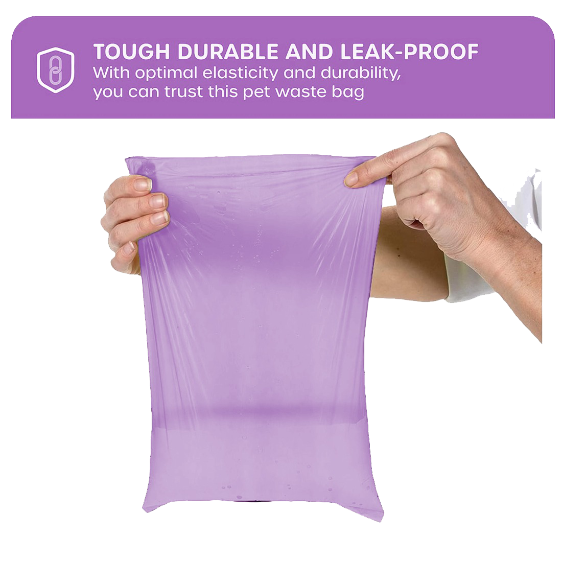 Eco-Friendly Poop Bags by Three Little Pets: Strong, biodegradable, leak-proof bags, dispenser-friendly and lightly scented.